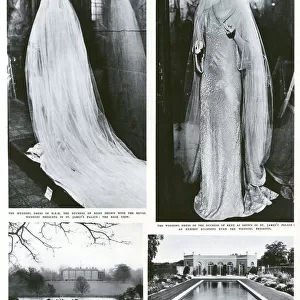 Royal Wedding 1934 - brides dress and Trent Park