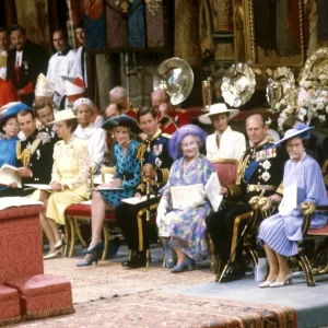 Royal Wedding 1986 - the royal family