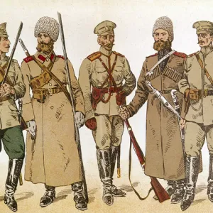 Russian cossack uniforms, WW1