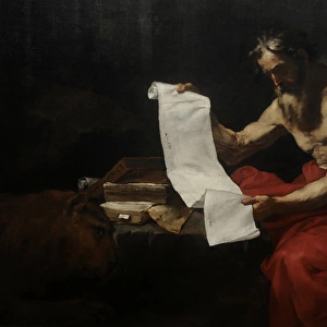 Saint Jerome, 1646, by Jusepe de Ribera (1591-1652)