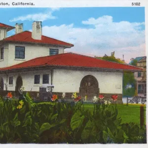 Santa Fe Railroad Depot, Stockton, California, USA