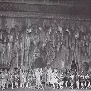 A scene from the second act of Monte Cristo Jr at the Winter Garden, New York (1919). Produced by the Shubert Brothers. Date: 1919