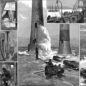 Scenes from the Eddystone Lighthouse, 1882