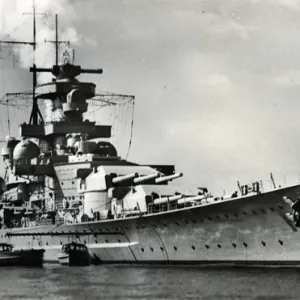 Scharnhorst German Battleship Print 1936 Scharnhorst German Battleship Print 1936