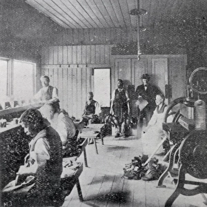 Shoemakers Shop at Holborn Union Workhouse, Mitcham