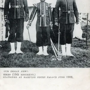 Sikh Soldiers - 15th Regiment - at Hampton Court Palace