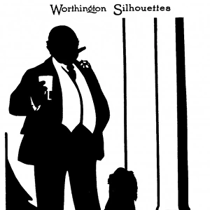 Silhouette of a landlord and his dog
