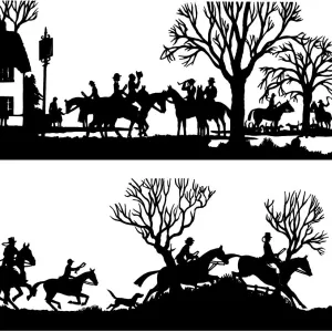 Silhouettes of the Chase by H. L. Oakley