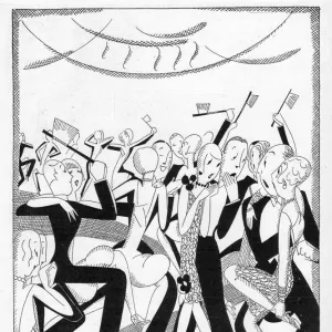 A sketch of the new dance craze called The Stomp (1927)