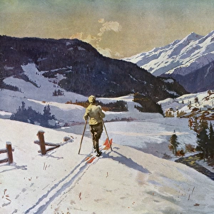 Skiing in Tyrol 1909