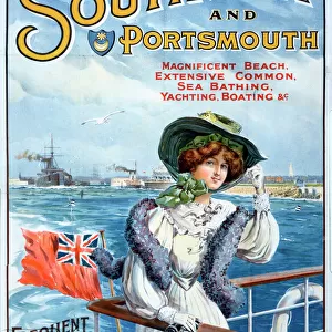Southsea travel poster