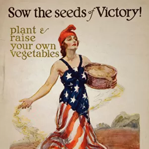 Sow the seeds of victory! Plant & raise your own vegetables