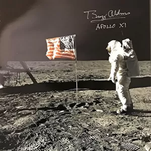 Space Memorabilia - Apollo 11 Buzz Aldrin photo