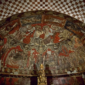 Spain. Aragon. Sos del Rey Catolico. Crypt of Church of St