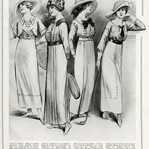 Sport clothing for women 1912