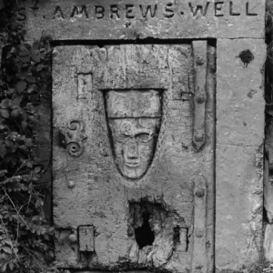 10th Century St. Ambrews Well Print, Crantock, Cornwall 10th Century St. Ambrews Well Print, Crantock, Cornwall