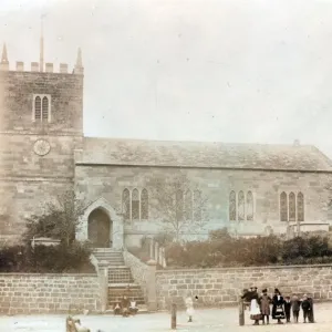 St Giles Church, Ollerton Print, Nottinghamshire England 1900s St Giles Church, Ollerton Print, Nottinghamshire England 1900s