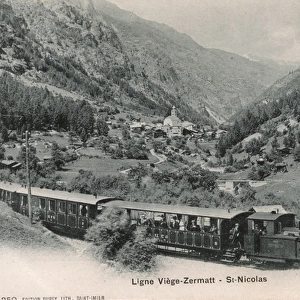 St Nicholas - Compagnie du Chemin de Fer de Viege a Zermatt