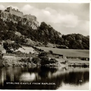 Stirling Castle from Raploch, Stirling, Stirlingshire