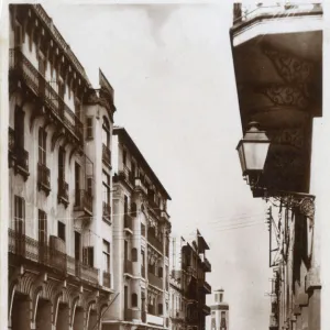 Street and bay, Philippeville (Skikda), Algeria