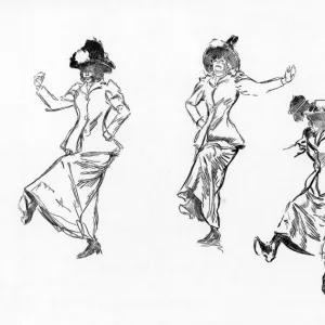 Studies for A Coster Girl Dancing