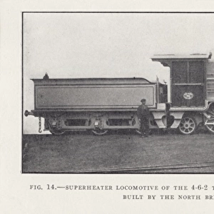 Superheater locomotive of the 4-6-2 type