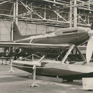 Supermarine S6B, labelled as S1596
