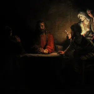 Rembrandt's Supper at Emmaus Print, 1648 Rembrandt's Supper at Emmaus Print, 1648