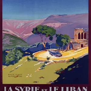 Syria and Lebanon holiday poster