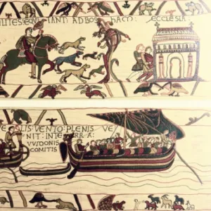 Tapestry of Bayeux. The complete tapestry depicts