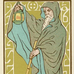 Tarot Card 9 - L Ermite (The Hermit)