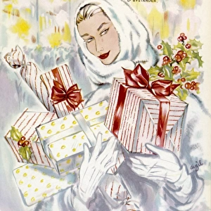 Tatler Christmas Shopping Number front cover, 1956