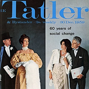 Tatler cover - 60 years of social change - 1959