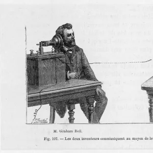 Famous inventors and scientists Fine Art Print Collection: Alexander Graham Bell