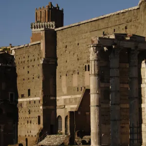 Temple of Mars Ultor. 2nd century BC. Forum of Augustus. Rom