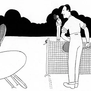 Tennis and flirting, 1916