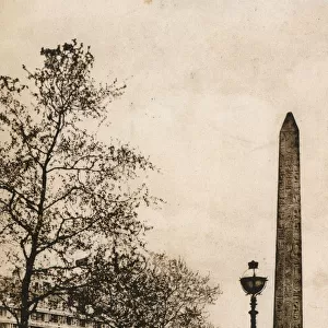 The Thames Embankment with Cleopatras Needle - London