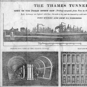 The Thames Tunnel between Wapping and Rotherhithe