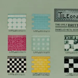 Tile designs in SMB wallpaper sample book