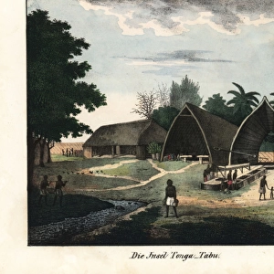 Tongatabu (Tongatapu) island in the kingdom of Tonga