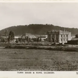 Town House and Kopje, Salisbury, Rhodesia (Zimbabwe)