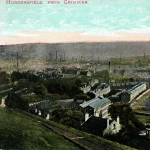 The Town, View from Grimscar, Huddersfield, England