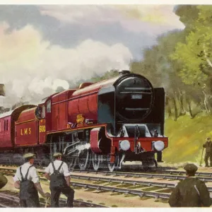 Royal Scot Train Print c1935