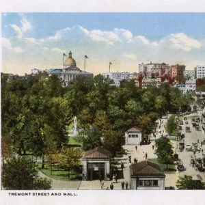 Tremont Street, Boston, Massachusetts, USA