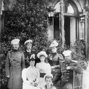 Tsar Alexander III and family