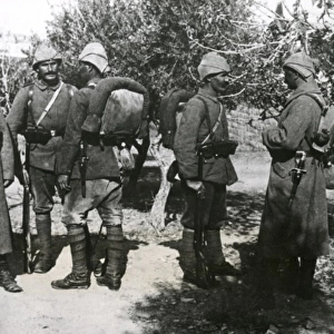 Turkish infantry, WW1