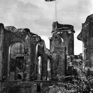 The Union Flag over the Lucknow Residency