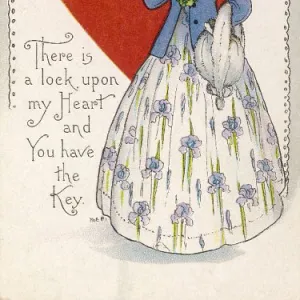 Valentine Card / Lock &key