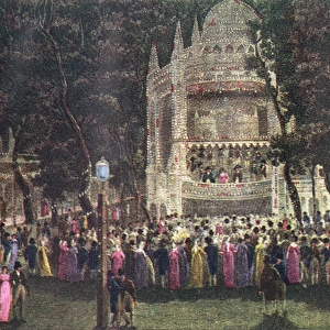 Vauxhall Pleasure Gardens on Gala Night, 1804