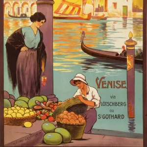 Venice travel poster